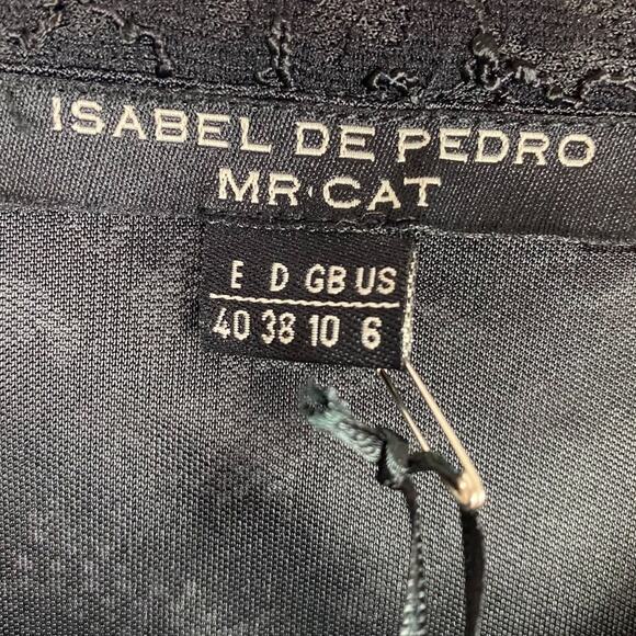 ISABEL de PEDRO BLACK LACE TUBE SKIRT NWT 6 - Picture 11 of 11